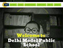 Tablet Screenshot of delhimodelpublicschool.org